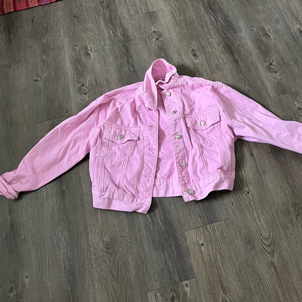Topshop pink jacket